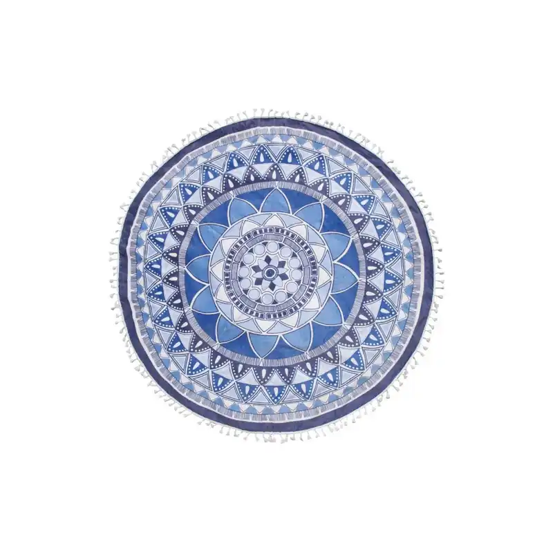 Niebieski ręcznik Seahorse Mandala, 150 cm Bonami Darmowy zwrot