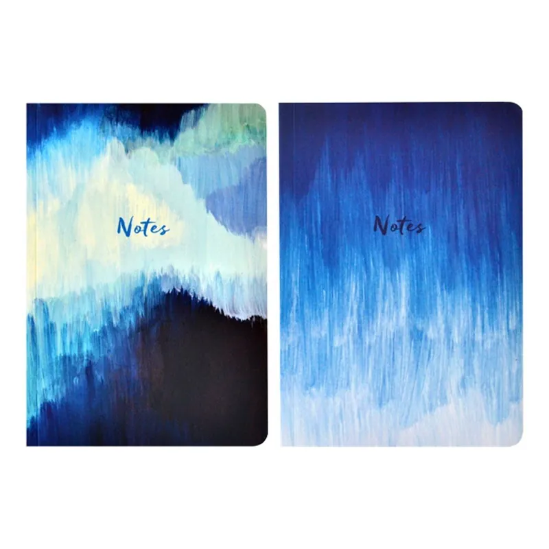Zestaw 2 notesów A5 Portico Designs Blue Abstract, 100 stron Bonami Tylko dziś