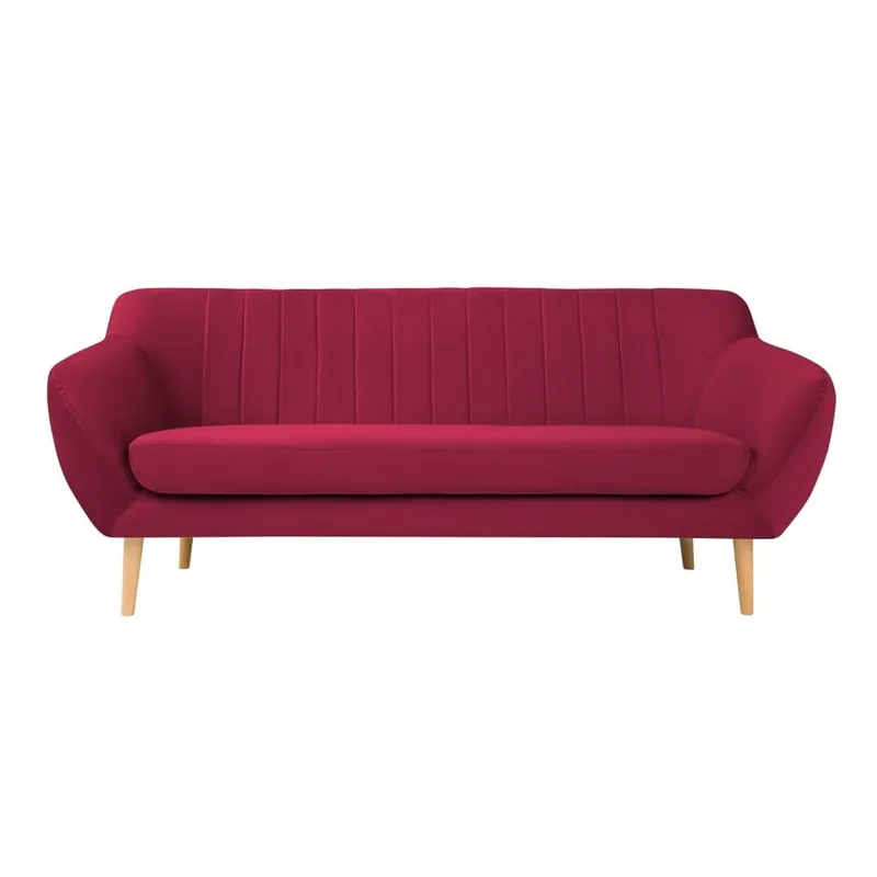 Zamów dziś Ciemnoróżowa aksamitna sofa Mazzini Sofas Sardaigne, 188 cm Bonami