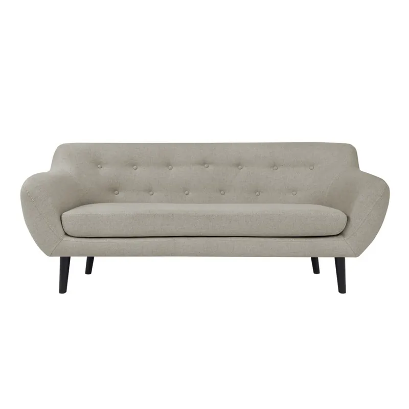 Brązowa sofa 3-osobowa z brązowymi nogami Mazzini Sofas Piemont Bonami Oferta czasowa