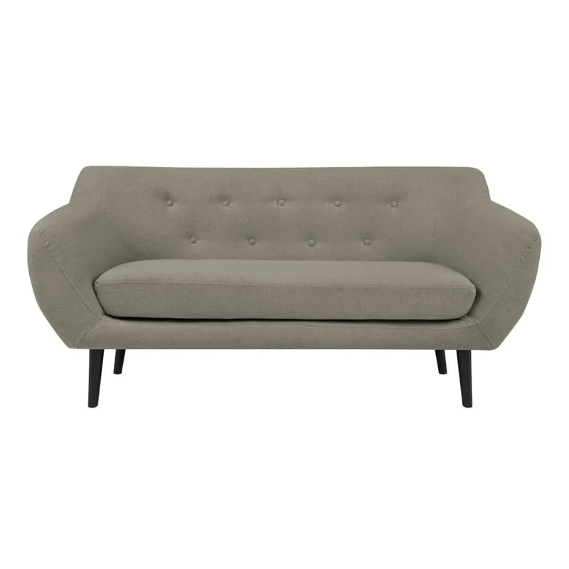 Kup online Brązowa sofa 2-osobowa z brązowymi nogami Mazzini Sofas Piemont Bonami