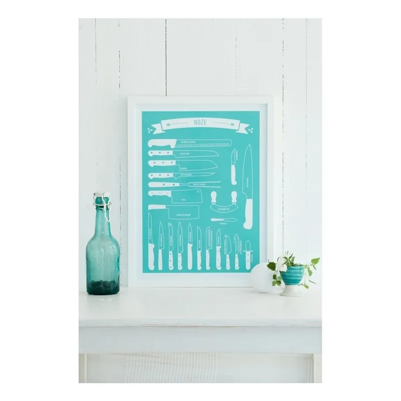 Cena promocyjna Plakat Follygraph Noże, 30x40 cm Bonami