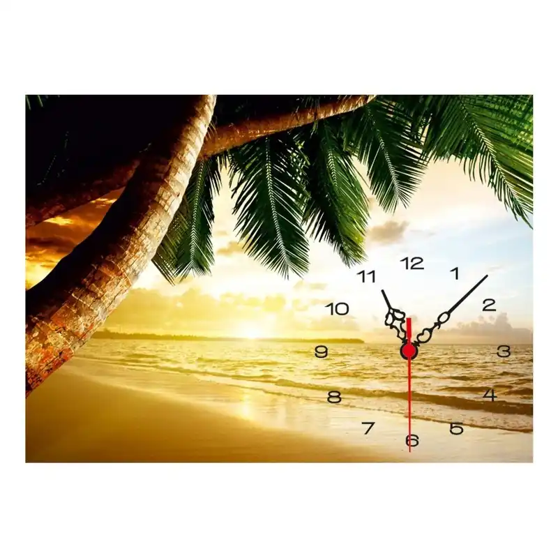 Zegar w obrazie Tropical Paradise Sunset Bonami Ostatnia szansa