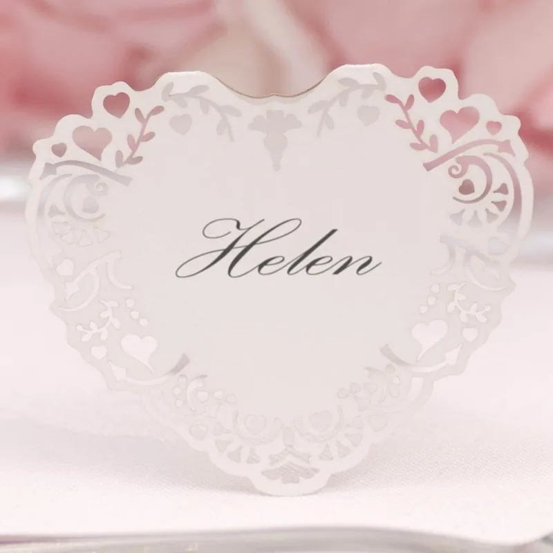 Szybka dostawa Zestaw 10 białych etykietek imiennych na stół Neviti Vintage Romance Bonami