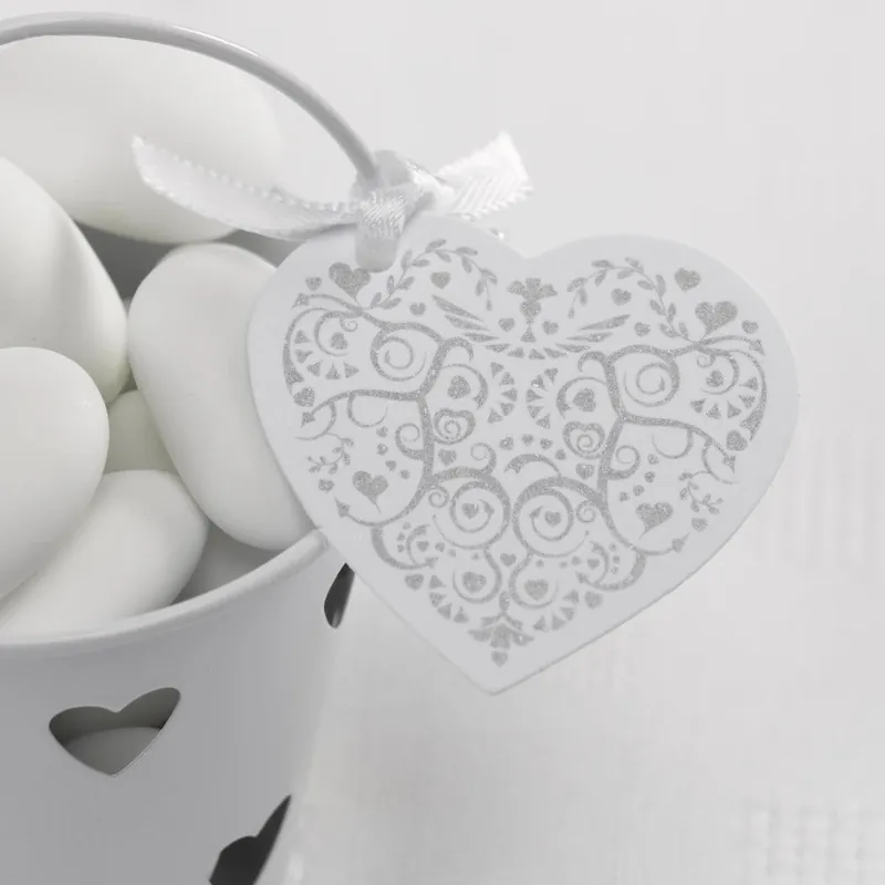 Zestaw 10 biało-srebrnych zawieszek Neviti Vintage Romance Bonami Promocja