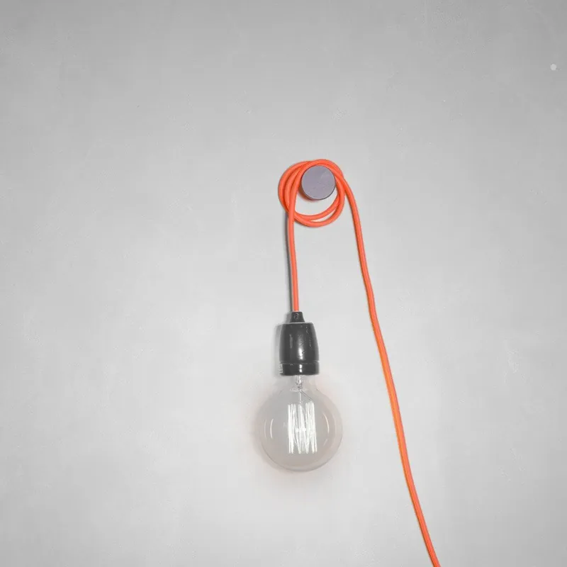 Dodaj do koszyka Pomarańczowy kabel w oplocie z oprawką Filament Style Cable Bonami
