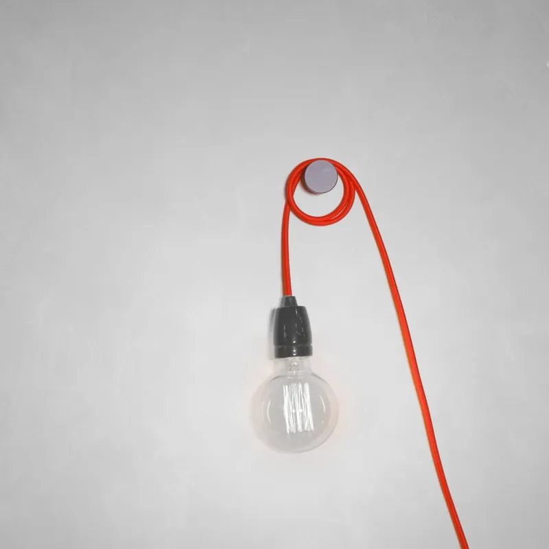 Czerwony kabel w oplocie z oprawką Filament Style Cable Bonami Dodaj do koszyka