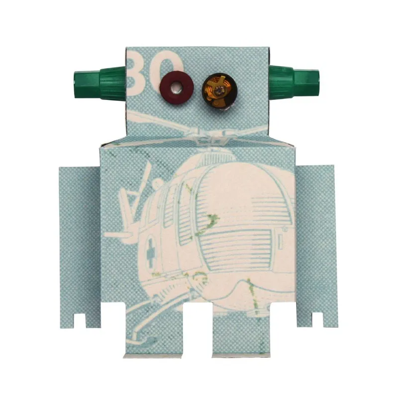 Dostępne od ręki Naklejka Studio Ditte Robot Helicopter, 22 x 25 cm Bonami