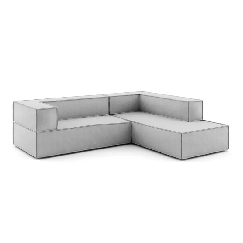 Jasnoszara sofa narożna Absynth Noi XL, prawostronny Bonami Wysoka jakość