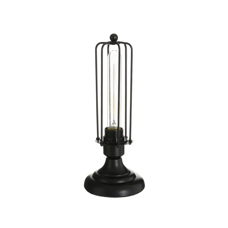 Wyjątkowa oferta Czarna lampa stołowa Ixia Industrial Orla Bonami