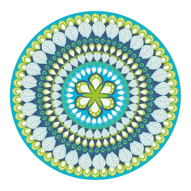 Niebieski koc plażowy Sun & Surf Mandala Hoja Bonami Bestseller
