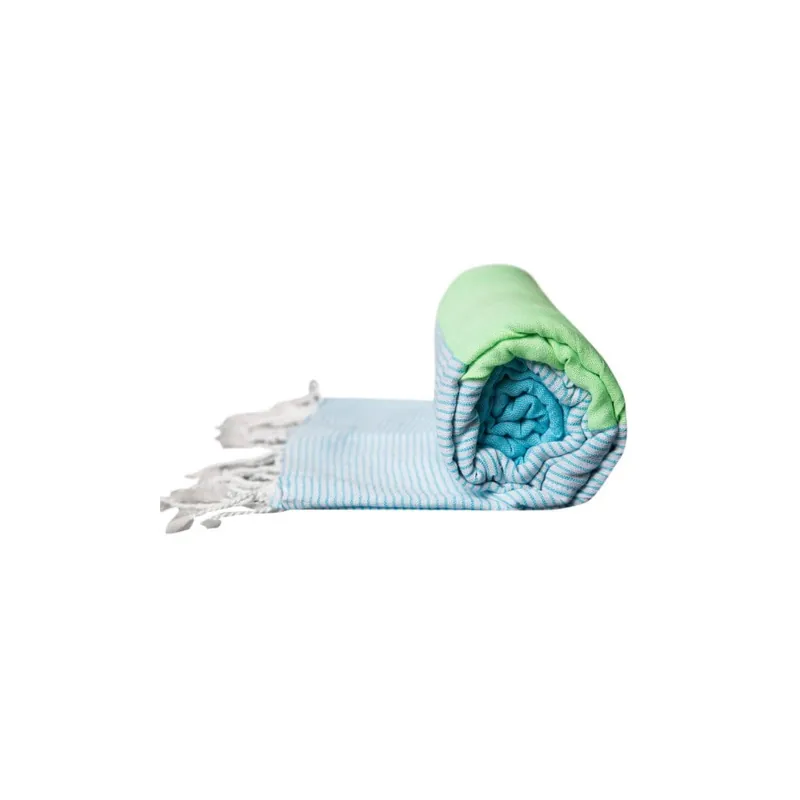 Niebiesko-zielone pareo Sun & Surf Lime Bonami Wyjątkowa oferta
