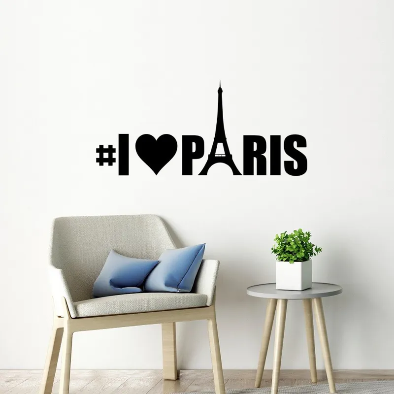 Bestseller Naklejka Ambiance I Love Paris Bonami