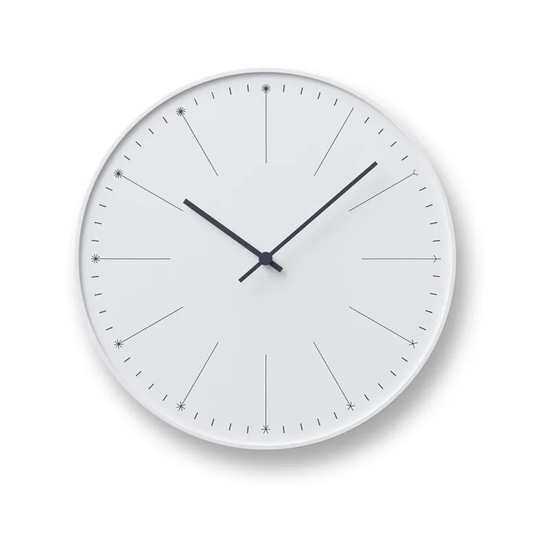 Biały zegar Lemnos Clock Dandelion, ⌀ 29 cm Bonami Zamów dziś