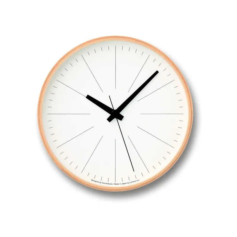 Zegar w brązowej ramie Lemnos Clock Line, ⌀ 30,5 cm Bonami Taniej