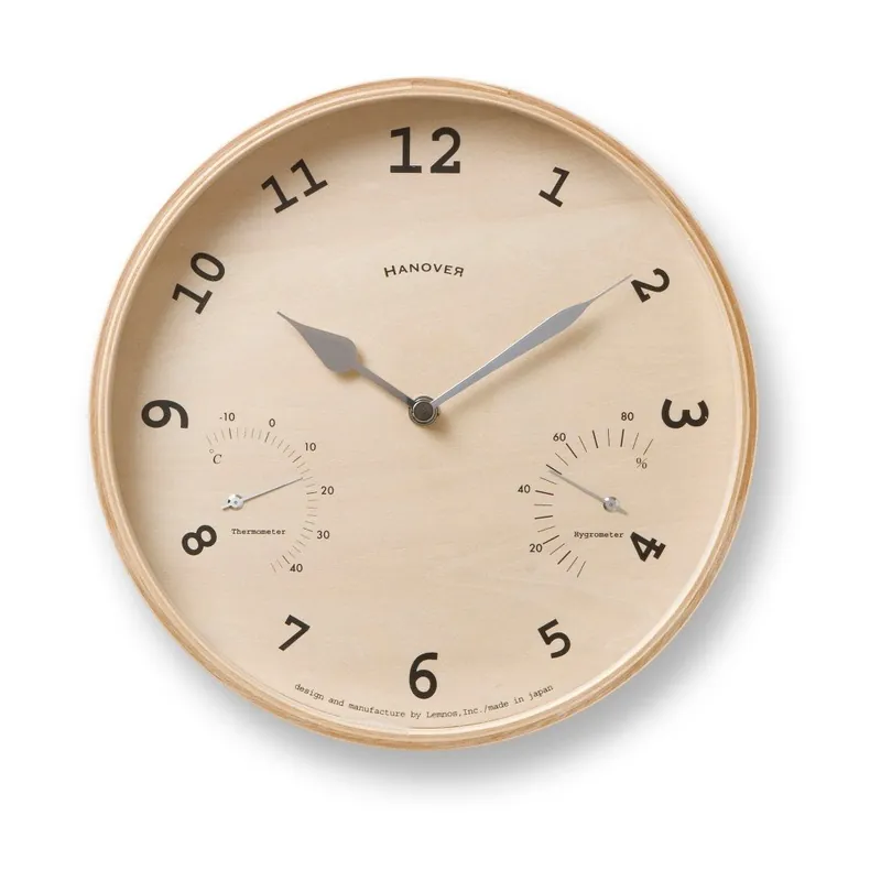 Brązowy zegar Lemnos Clock Baum, ⌀ 25,4 cm Bonami Tylko dziś