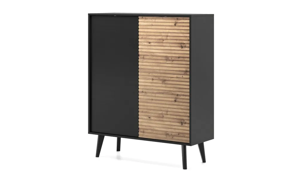 Ograniczona ilość Wysoka komoda w stylu loftowym Willow KD104