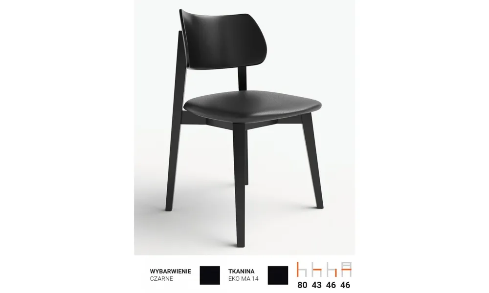 Krzesło bukowe, tapicerowane, KT63 Oferta czasowa