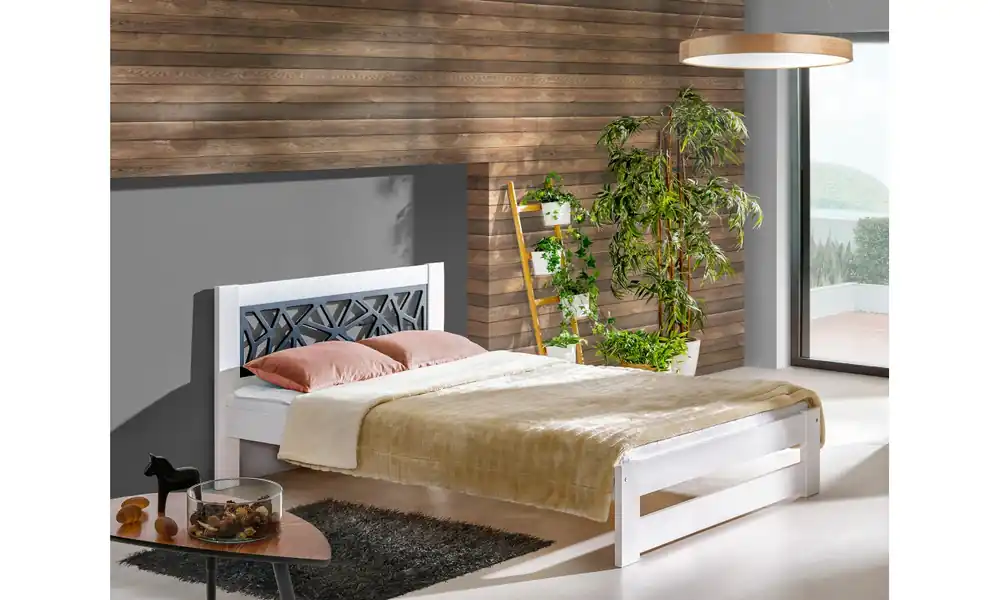 Łóżko (90x200) z drewna sosnowego Kosma Nie przegap