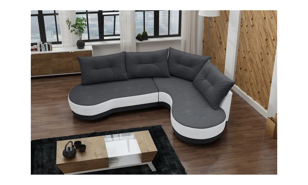 Szary narożnik Abi (Inari94+Soft17) Premium