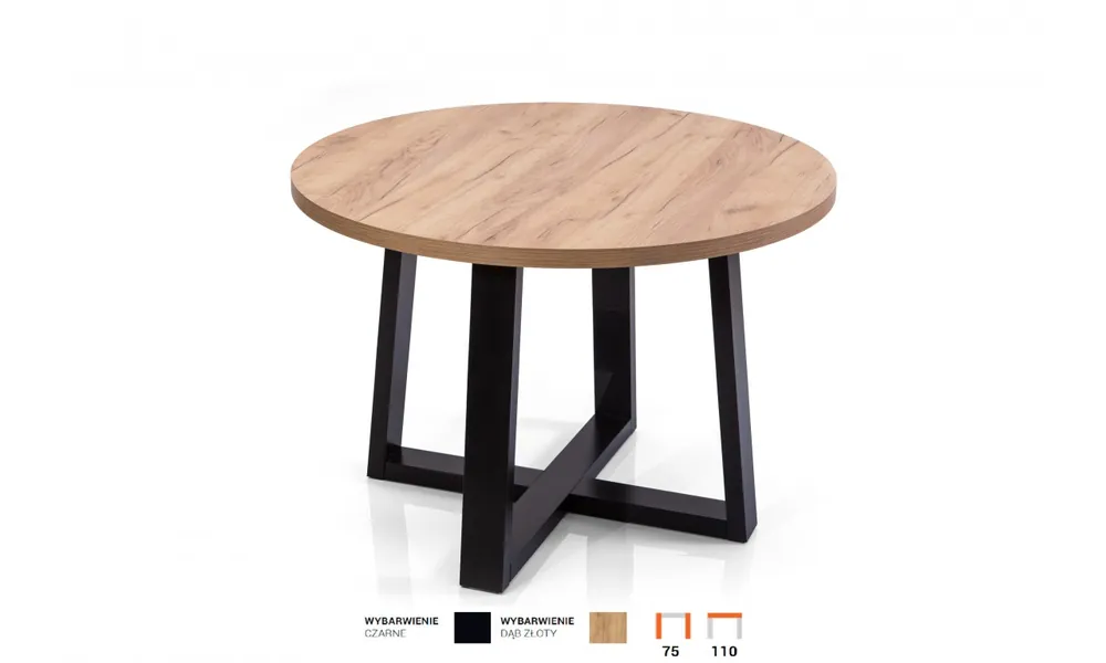 Oferta limitowana Stół bukowy (śr.100), dowolna kolorystyka, ST91