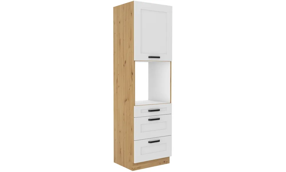 Ostatnie sztuki Szafka kuchenna LUNA 60 DPS-210 3S 1F white/artisan