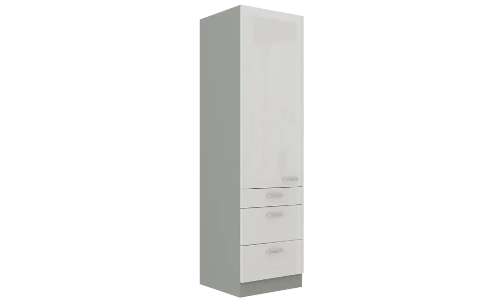 Niska cena Szafka stojąca BIANKA 60 DKS-210 3S 1F