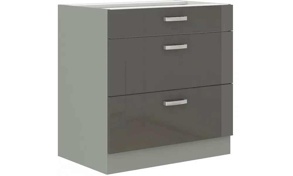 Szafka stojąca GREY 80 D 3S BB Cena promocyjna