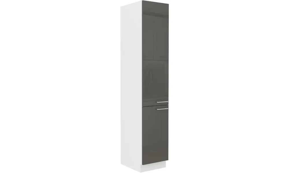 Wysoka jakość Szafka kuchenna LARA 40 DK-210 2F szary połysk