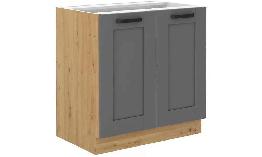 Szafka stojąca LUNA 80 D 2F BB dustgray/artisan Hit sprzedaży