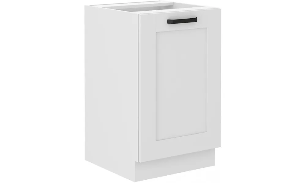 Szafka pod zlewozmywak LUNA 50 ZL 1F BB white/white Nie przegap