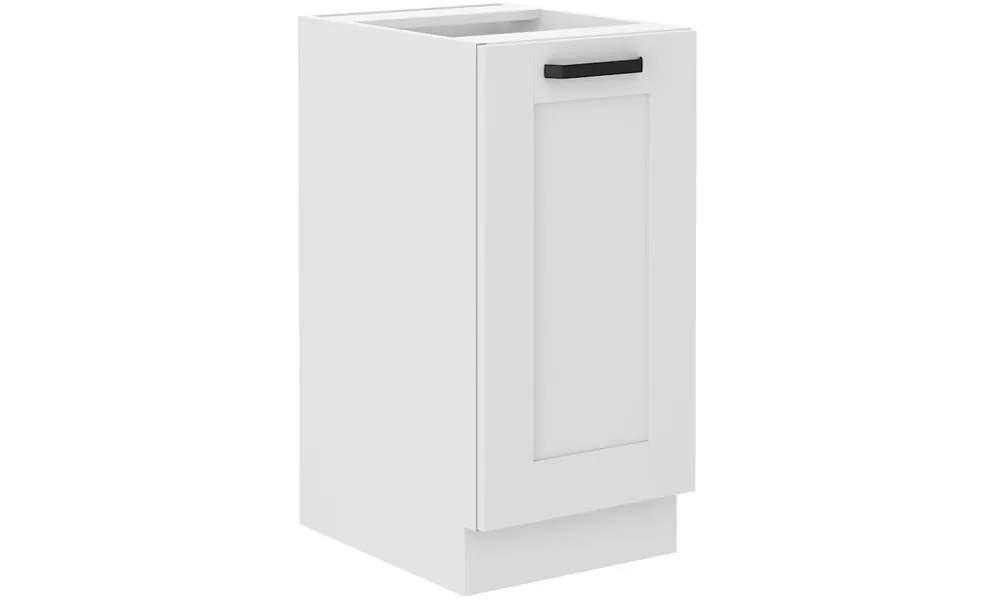 Łatwy zwrot Szafka stojąca LUNA 40 D 1F BB white/white