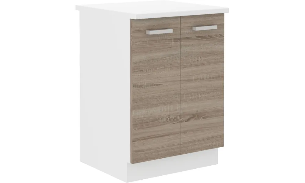Szafka dolna DAVE 60 D 2F ZB (wraz z blatem) Tani