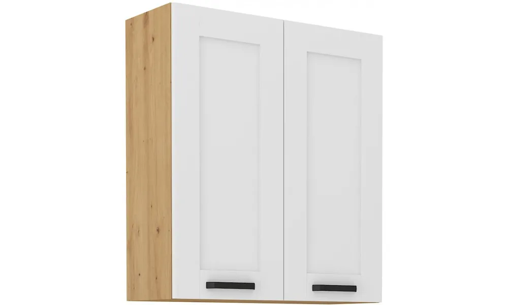 Nowość Szafka wisząca LUNA 80 G-90 2F white/artisan