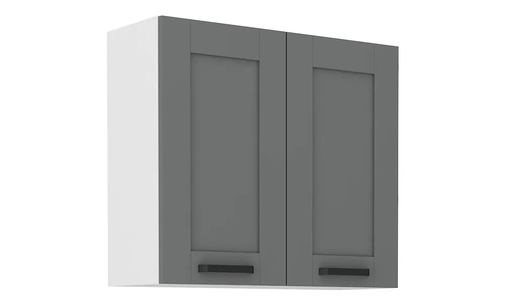 Premium Szafka wisząca LUNA 80 G-72 2F dustgrey/white