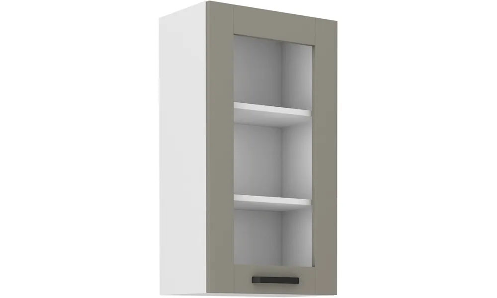Wybór klientów Szafka wisząca LUNA 40 GS-90 1F claygrey/white