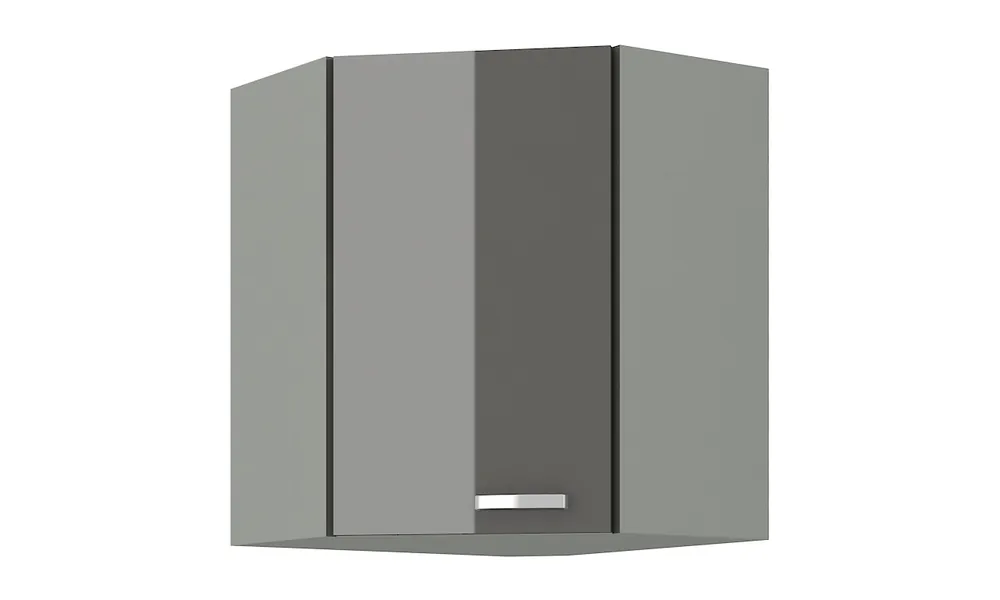 Taniej Szafka wisząca narożna GREY 58x58 GN 1F