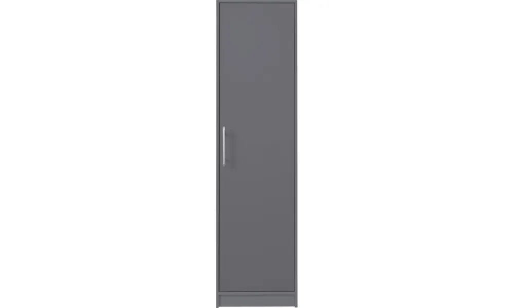 Oferta limitowana Wąska, szara szafa SMART 5