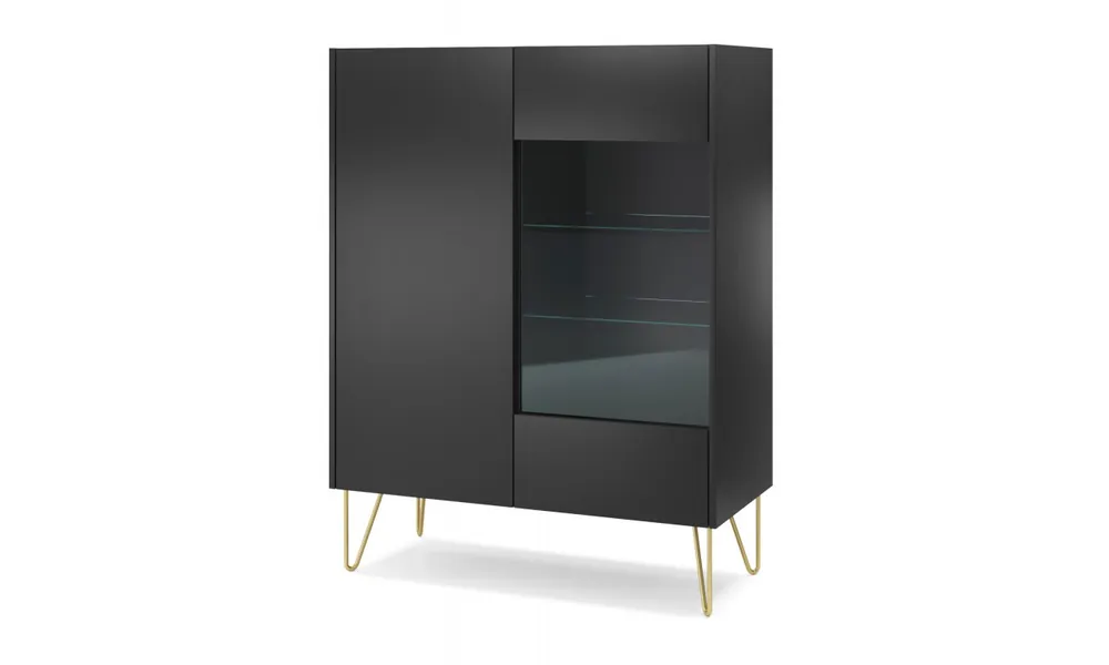 Czarna witryna Harmony WT-97 Bestseller
