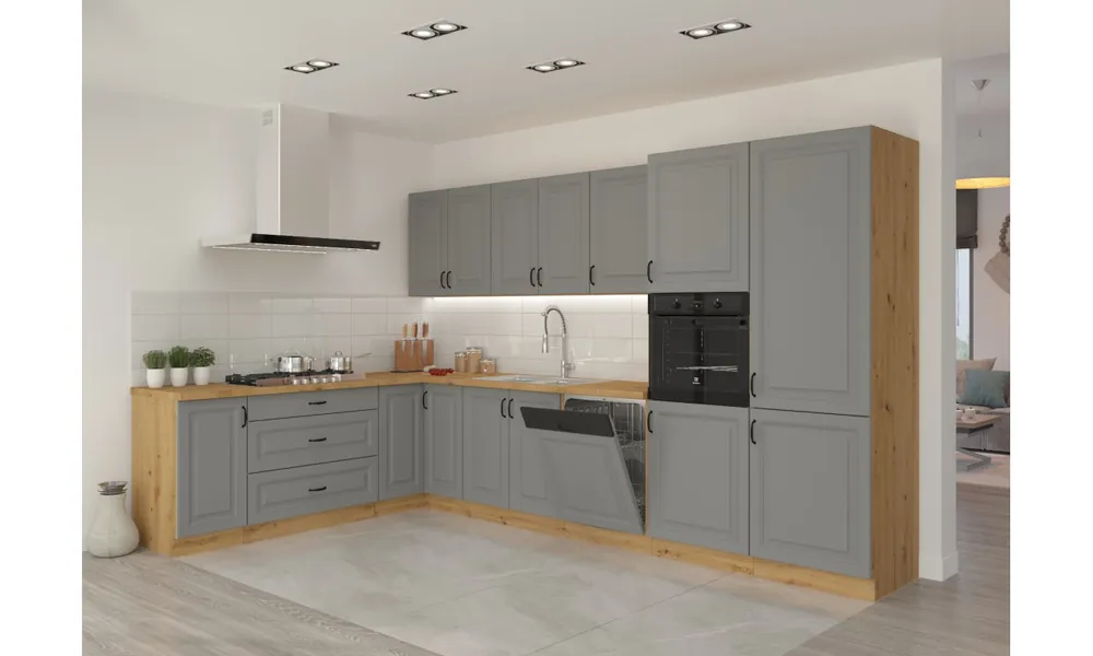 Zestaw mebli kuchennych STILO 2 dustgrey/artisan Popularny