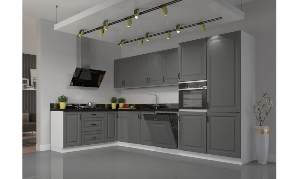 Zestaw mebli kuchennych STILO 1 dustgrey/white Tani