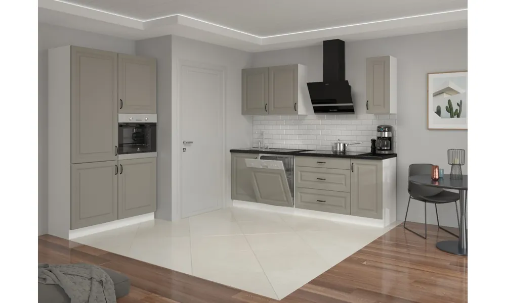 Zestaw mebli kuchennych STILO 3 claygrey/white Zniżka
