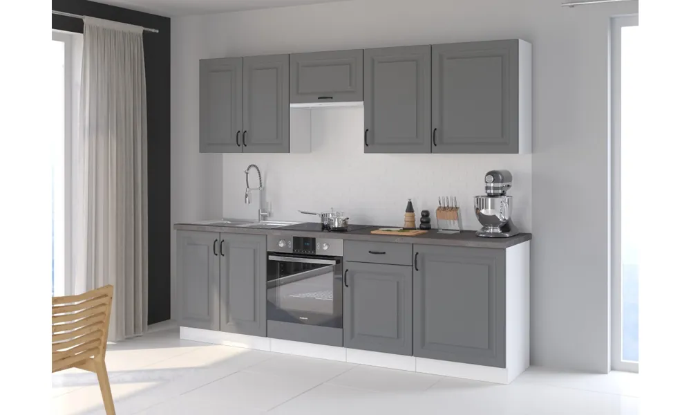 Tylko dziś Zestaw mebli kuchennych STILO 7 dustgrey/white