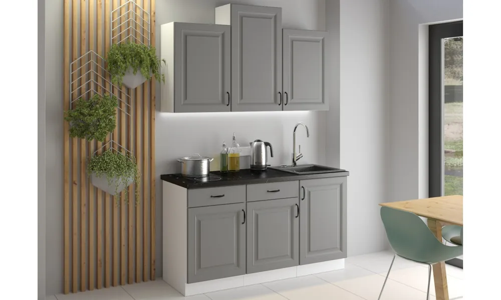 Wyjątkowa oferta Zestaw mebli kuchennych STILO 4 dustgrey/white